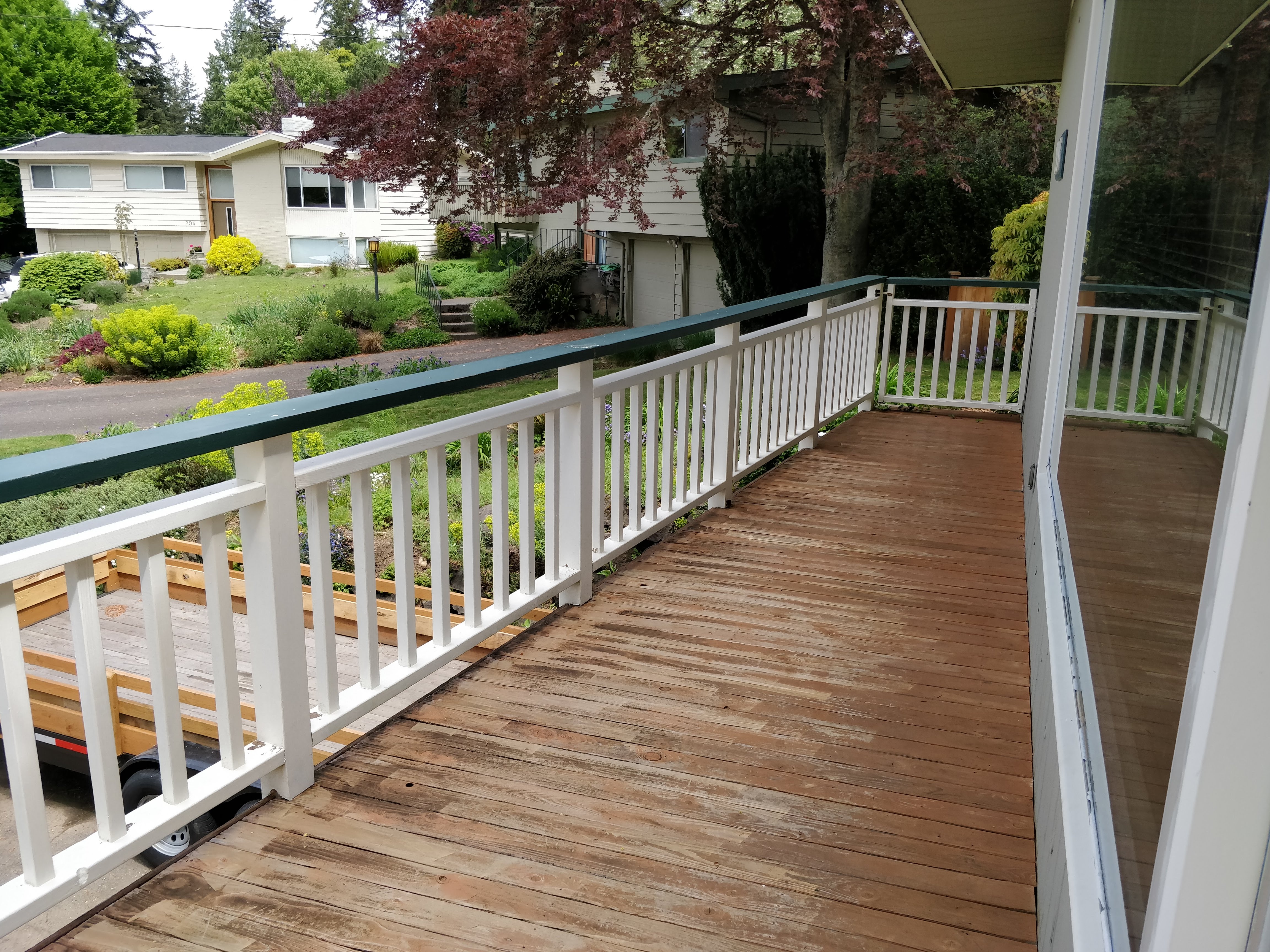 Deck Project Before