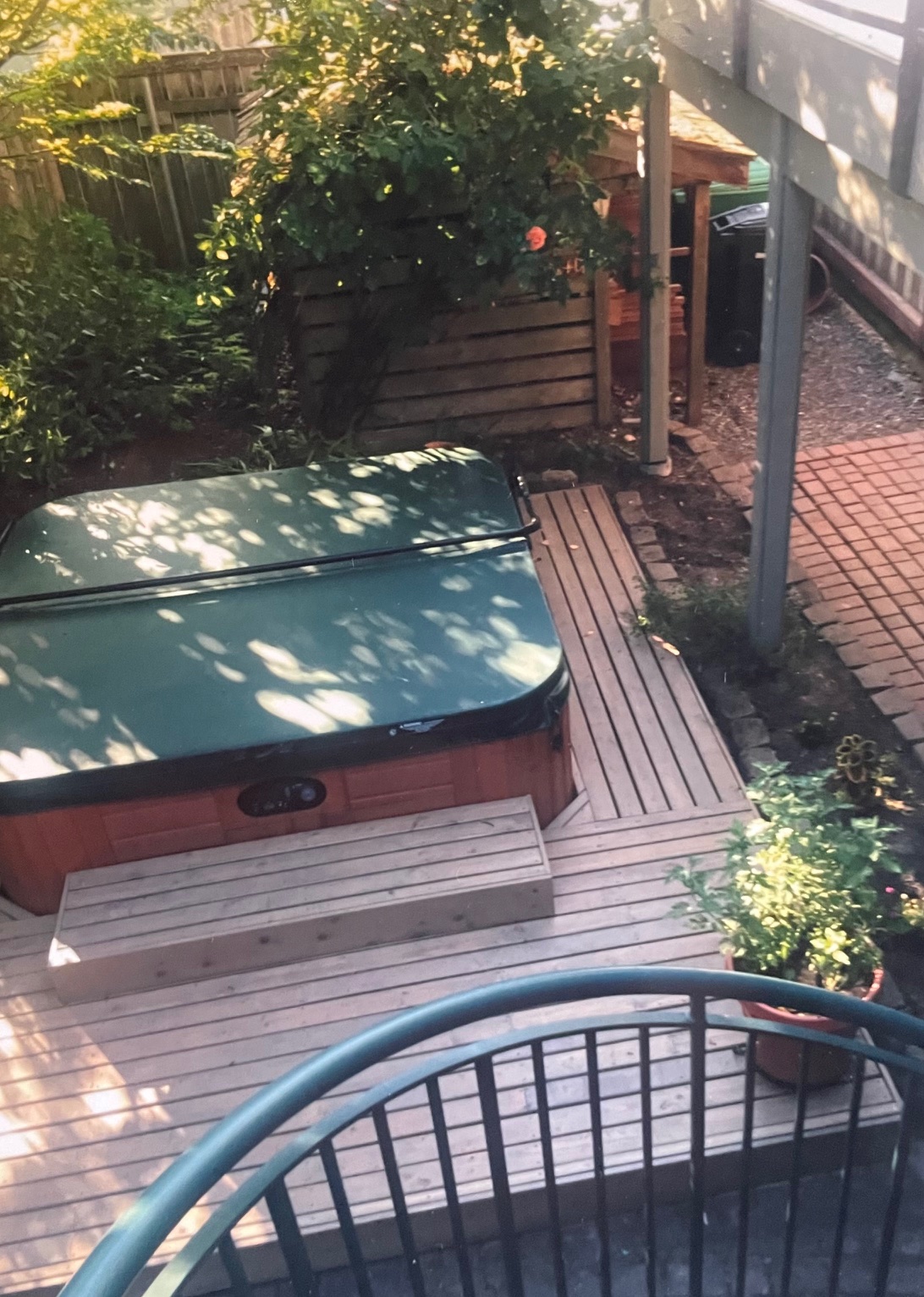 Hot Tub Deck Integration